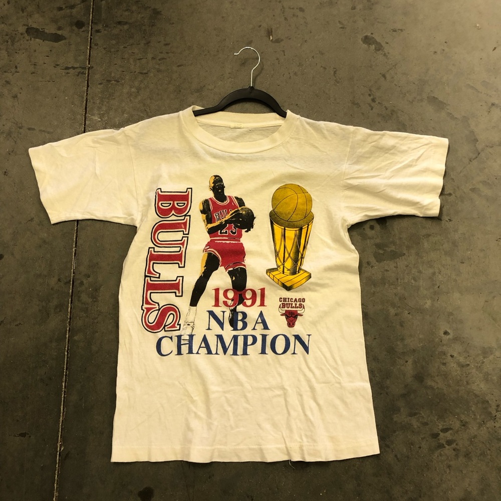 1991 Chicago Bulls NBA Championship Tee